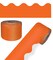 Carson Dellosa 65Ft of Orange Bulletin Board Borders, 1 Roll of Scalloped Trim for Rolling Whiteboard, Cork and Posterboard, Halloween, Party Decorations, and Classroom Decor